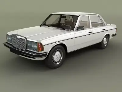 Mercedes-Benz W123 Sedan 3D model