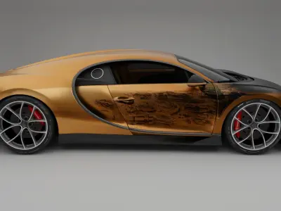 bugatti-chiron 3D model