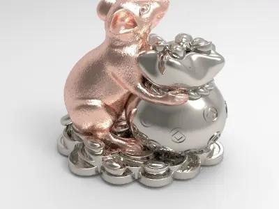 used as jewelry  3D model