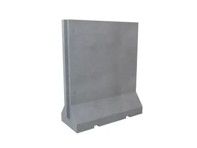 Concrete Barrier-2 3D model