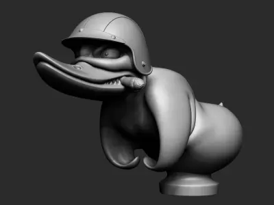 This is the famous duck figurine from the movie Death Proof 2007 3D print model