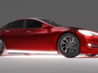 Tesla Model S Plaid 3D model get