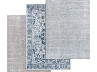 Rug Set 1081 3D model