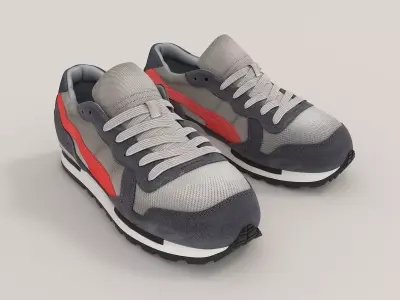 Sport Shoes Collection 2 3D model