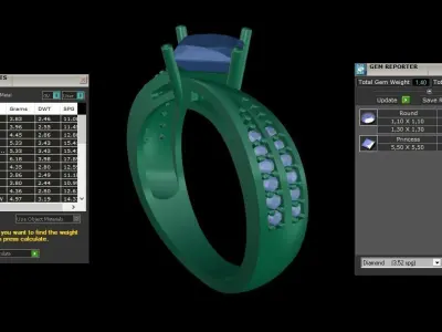 ring code 197 3D print model