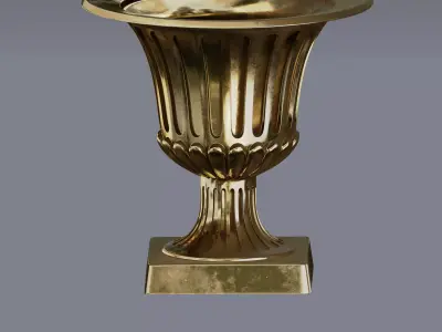 Garden urn planter 36 3D model