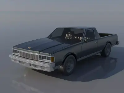 Chevrolet Caprice Pickup 1977  3D print model