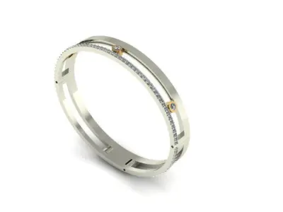 Messika bracelet 1 3D print model