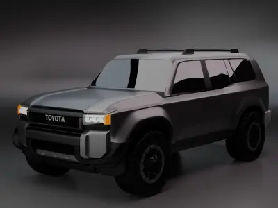 land cruiser prado 2024 3D model