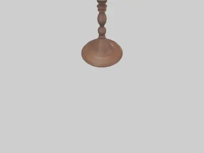 Candlestick model Low-poly 3D model