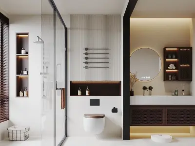 Bathroom Scene 11 3D model