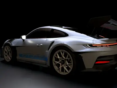 2023 Porsche 911 GT3RS WITH LIVERY 3D model
