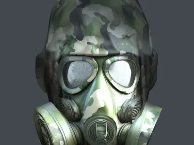 Helmet 3d model military combat Military Low-poly Low-poly 3D model 87
