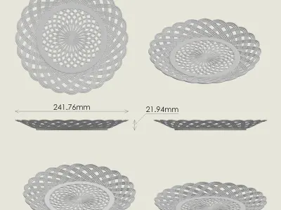 Decorative Plate 3D print model