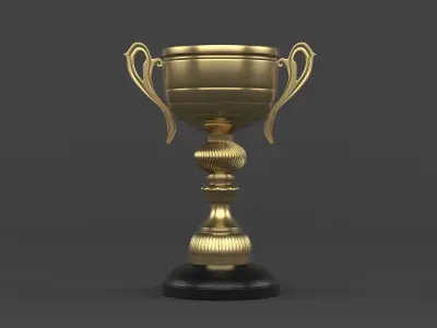 Trophy Cup Collection 3D model 2