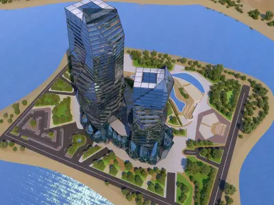 0061 - Deconstruction Skyscraper - 2Ds Plans - 3Ds Files 3D model