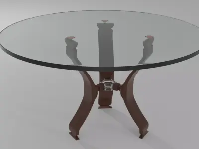 dining table 3D model 12