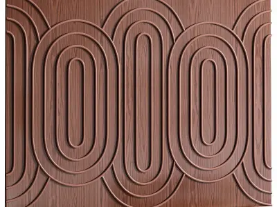 wall panels 034 3D model