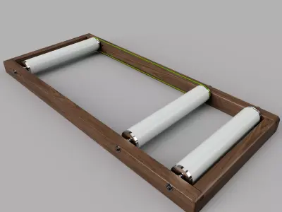 DIY Bicycle Rollers Free 3D model