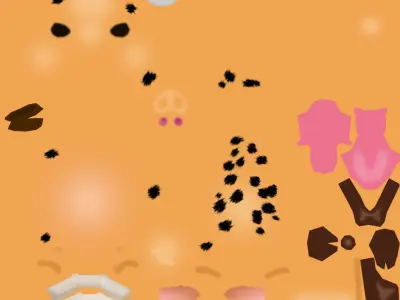 Hilly Bahamas Pig 3D model