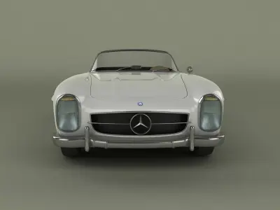 Mercedes Benz 300SL Convertible 3D model