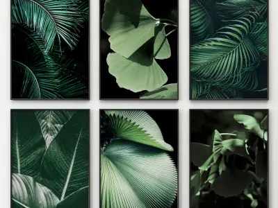 JUNIQE Tropical Set-03 3D model