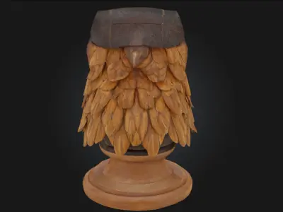 Eagle Majesty Regal Bird Sculpture 3D model