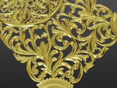Wood Ornament 3D print model