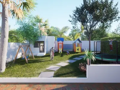 Exterior design of vacation home  Free 3D model