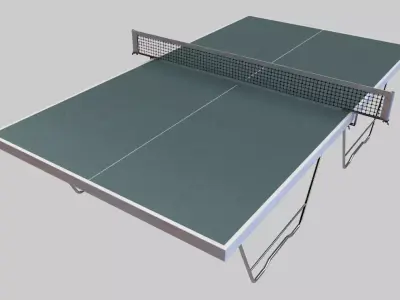 Table Tennis Table 3D model