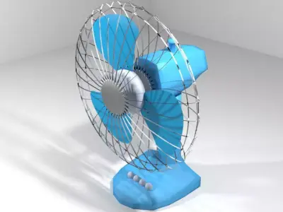Fan - Desktop 3D model