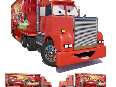 MCQUEEN MACK 3D model