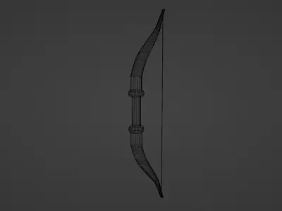 Simple Bow 3D model