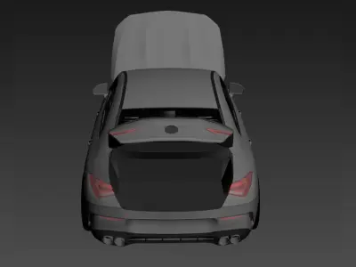 Mercedes Benz Cla45 s AMG LoPoly 3D model
