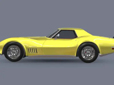 Chevrolet Corvette C3 Stingray - 1968-1982 3D model
