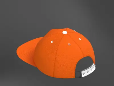 Baseball cap 3D model get
