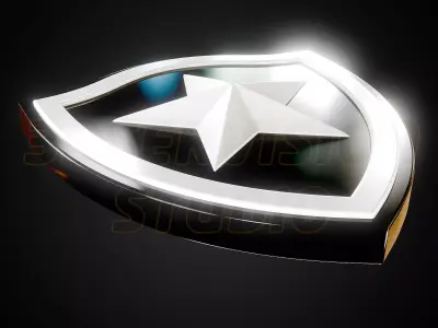 Botafogo De Futebol E Regatas logo - Cinematic - 3D print 3D model