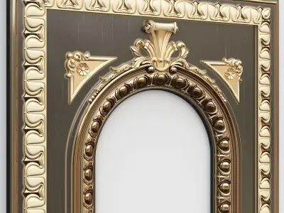 Decorative panel 3D model 4