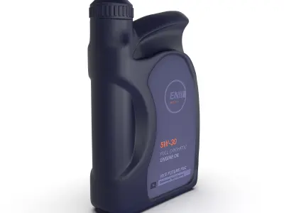 Engine Oil Bottle 3D model