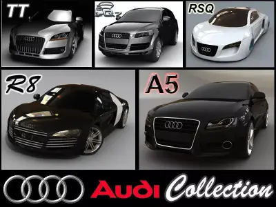 Audi collection 1 sports car 3D model