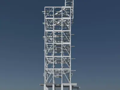 Industrial tower 25i29 3D model