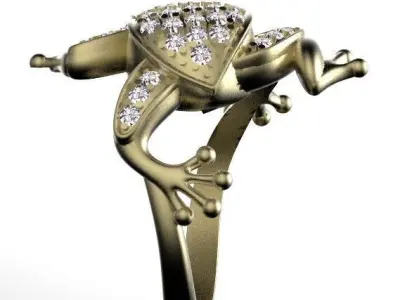 frog ring 3D print model