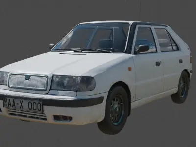 Skoda Felicia 3d Model 3D model