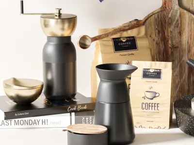 kitchen set1 -nordic 3D model