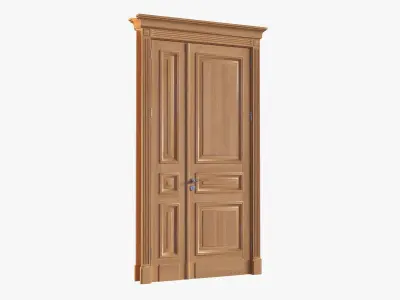 door classic double 01 3D model