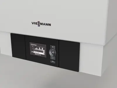 Viessmann Vitodens 300-w Low-poly 3D model