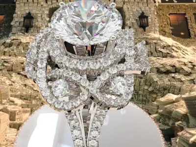 WomenRing 3D print model