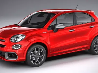 Fiat 500X Sport 2020 3D model