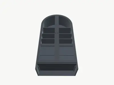 Storage Cabinet Low-poly 3D model