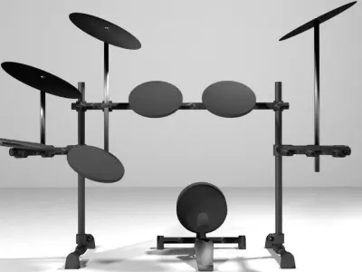 Drum Set - Electronic 3D model